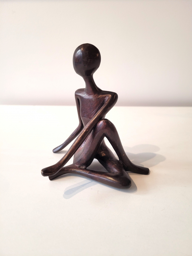 Yoga position 1 - Bronze-Carl JAUNAY