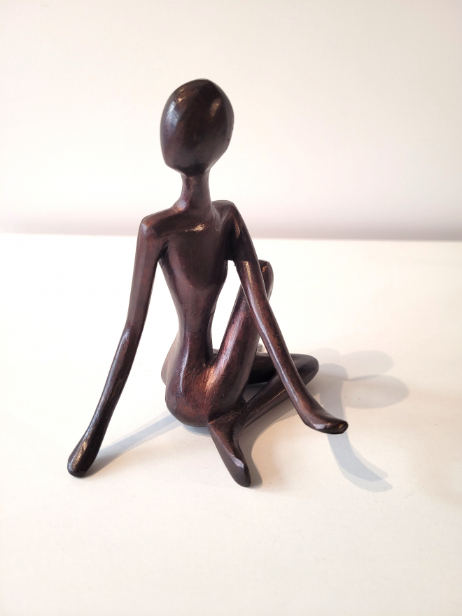 Yoga position 1 - Bronze-Carl JAUNAY
