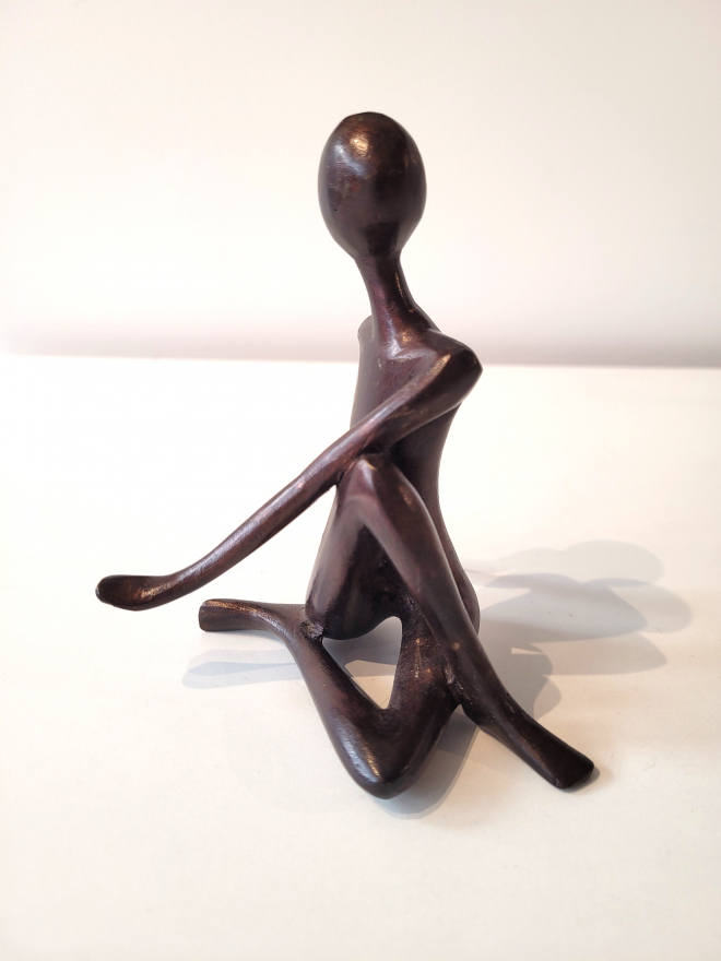 Yoga position 1 - Bronze-Carl JAUNAY
