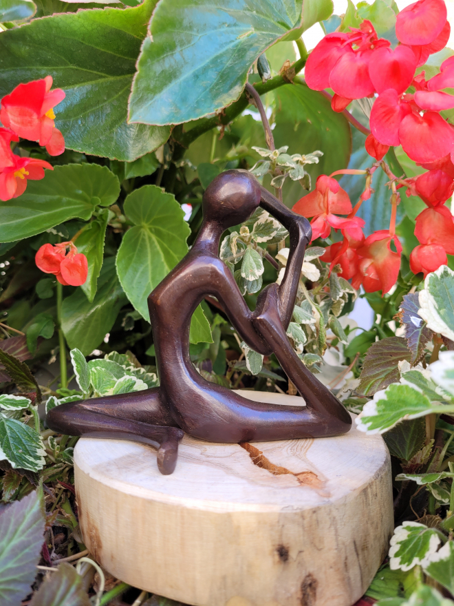 Yoga Rajakapotasana - Bronze-Carl JAUNAY