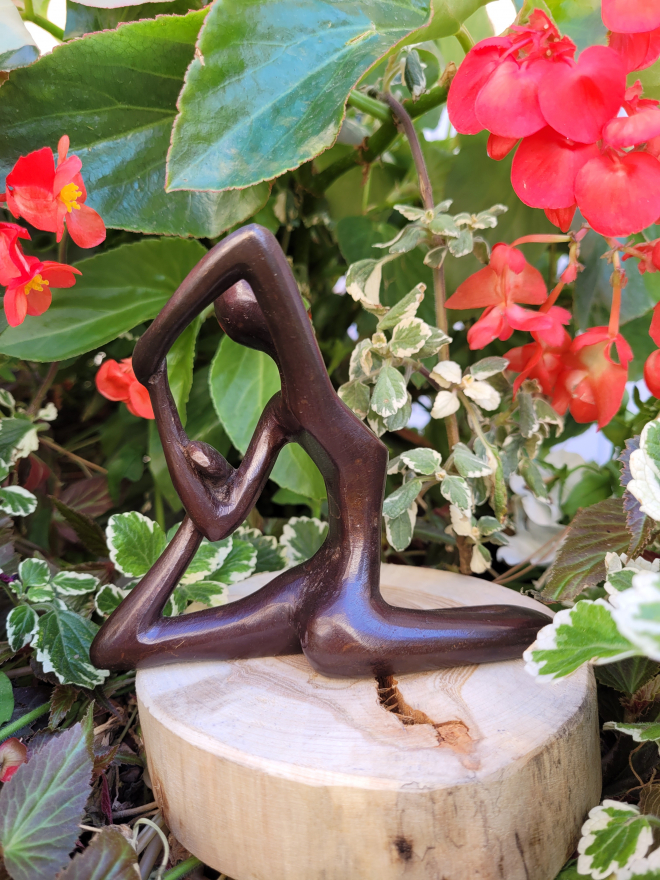 Yoga Rajakapotasana - Bronze-Carl JAUNAY