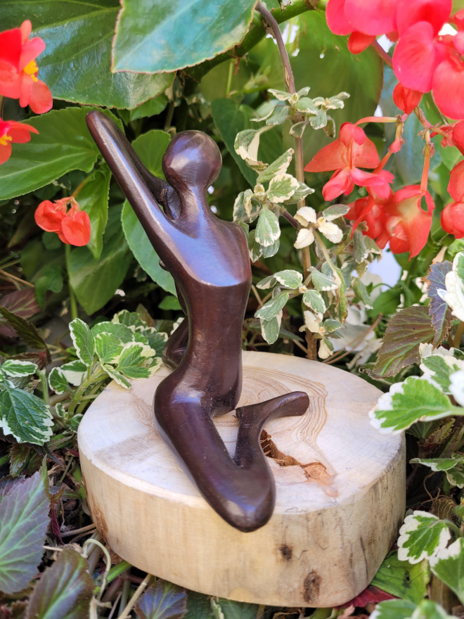 Yoga Rajakapotasana - Bronze-Carl JAUNAY