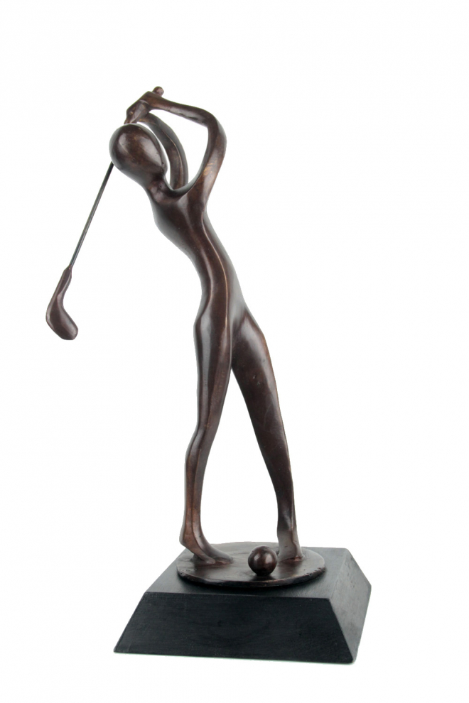 Golfeur (moyen) - Bronze-Carl JAUNAY