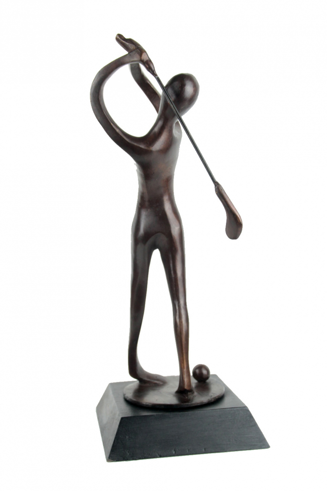 Golfeur (moyen) - Bronze-Carl JAUNAY