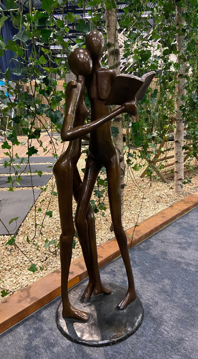 Grand Couple lecteur srie 1,4 - Bronze-Carl JAUNAY