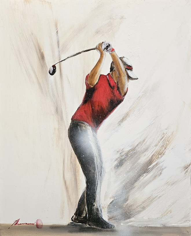 LE GOLFEUR ROUGE-Olivier TRAMONI