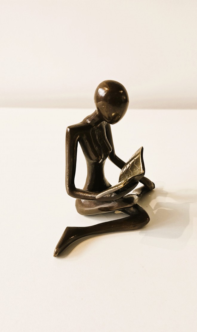 Petite liseuse 1 - Bronze-Carl JAUNAY