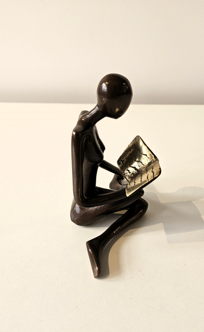 Petite liseuse 1 - Bronze-Carl JAUNAY