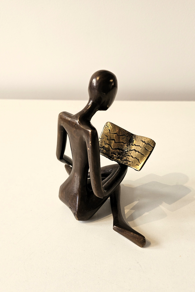 Petite liseuse 1 - Bronze-Carl JAUNAY