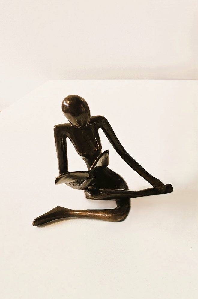 Petite liseuse 1 - Bronze-Carl JAUNAY
