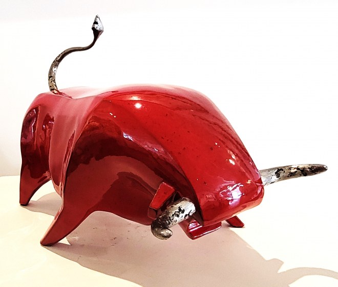 Taureau rouge-Olivier FONSECA
