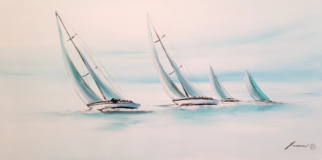VOILES SOUS LA BRISE MARINE-Olivier TRAMONI