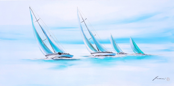 VOILES SOUS LA BRISE MARINE-Olivier TRAMONI