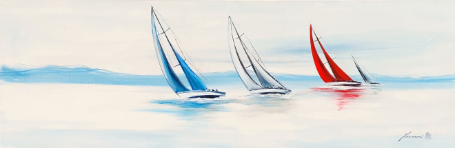 REGATE EN BLEU BLANC ROUGE-Olivier TRAMONI