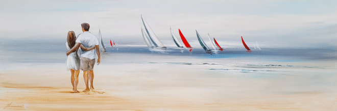 AMOUREUX A LA PLAGE-Olivier TRAMONI