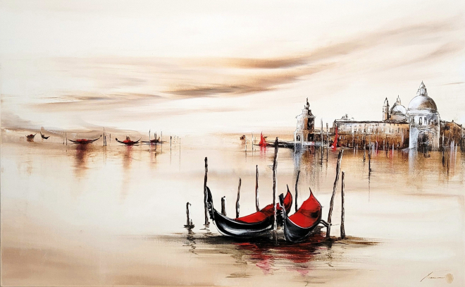 GONDOLES A VENISE-Olivier TRAMONI