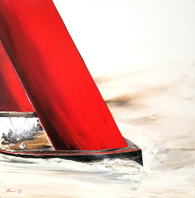 LA GRANDE VOILE ROUGE-Olivier TRAMONI
