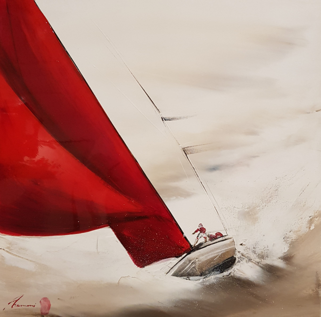 LE SPINNAKER ROUGE-Olivier TRAMONI