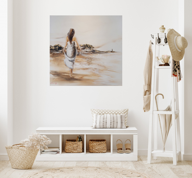 LA FILLE SUR LA PLAGE-Olivier TRAMONI