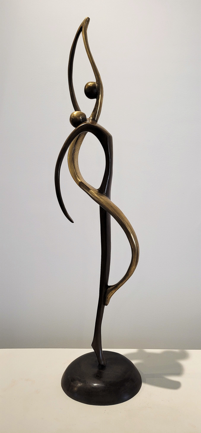 Entrelac flamme - Bronze-Carl JAUNAY