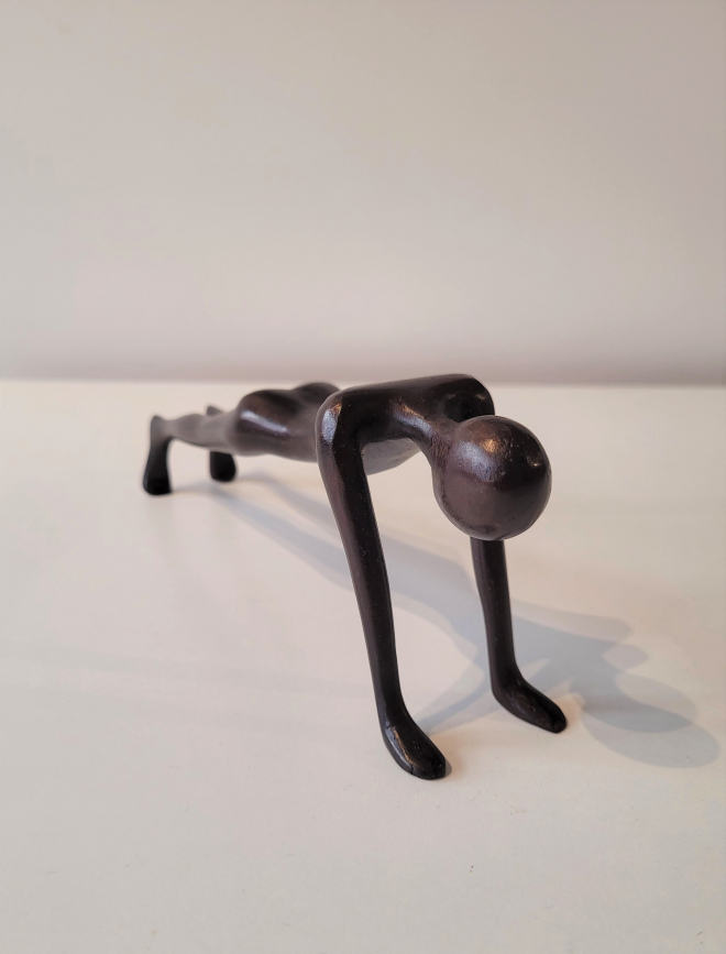 Yoga Position 8 - Bronze-Carl JAUNAY