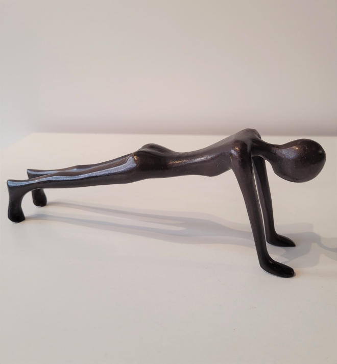 Yoga Position 8 - Bronze-Carl JAUNAY
