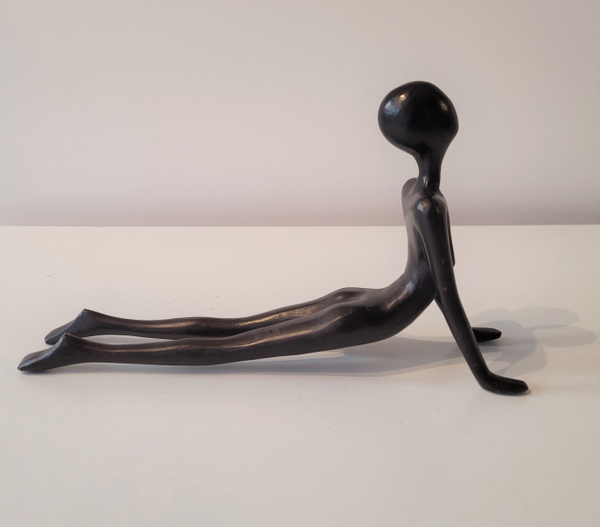 Yoga position 7 - Bronze-Carl JAUNAY