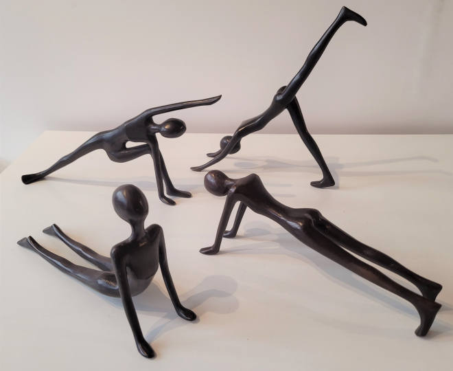 Yoga position 6 - Bronze-Carl JAUNAY