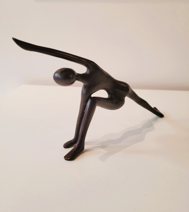 Yoga position 5 - Bronze-Carl JAUNAY