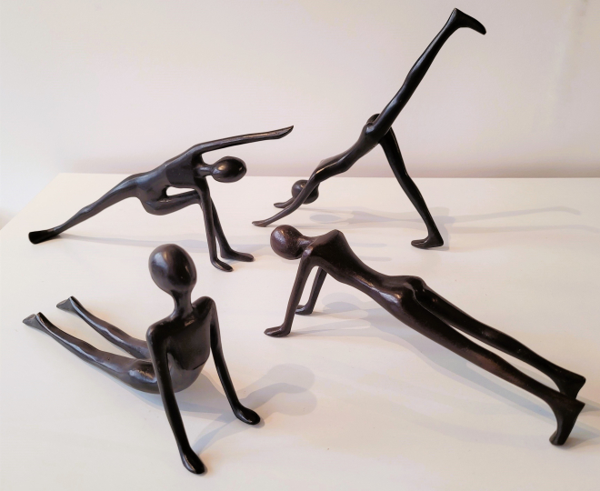 Yoga position 5 - Bronze-Carl JAUNAY