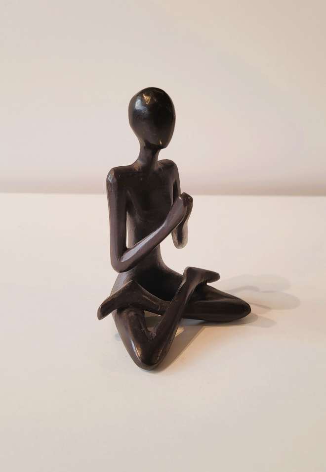 Yoga position 4 - Bronze-Carl JAUNAY