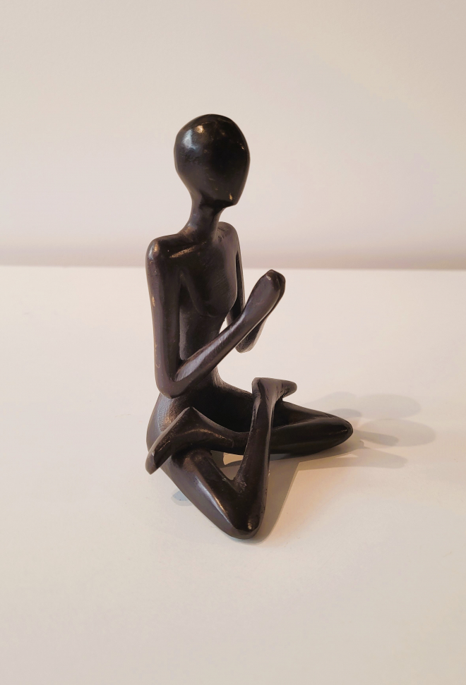 Yoga position 4 - Bronze-Carl JAUNAY