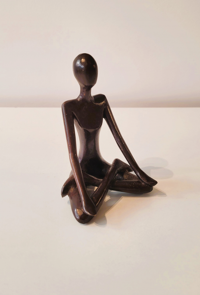 Yoga position 3 - Bronze-Carl JAUNAY
