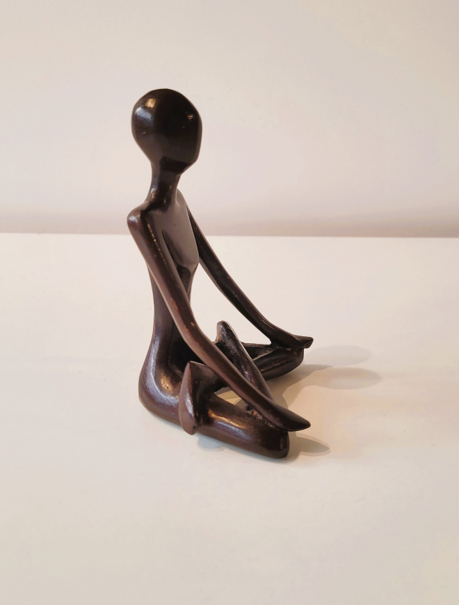 Yoga position 3 - Bronze-Carl JAUNAY