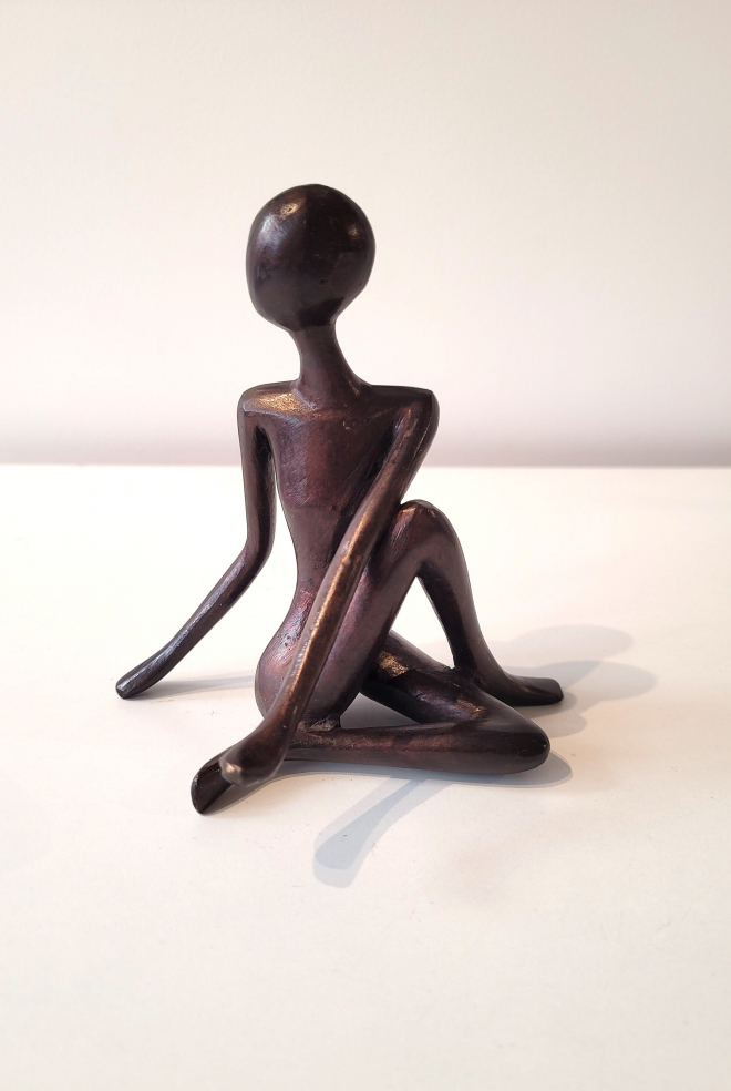 Yoga position 1 - Bronze-Carl JAUNAY
